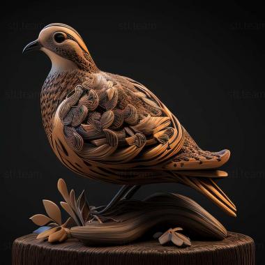 3D model quail (STL)